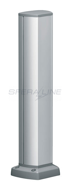 Міні-колона 1-стороння 430 мм на 6 постів 45х45 для підключення з-під підлоги OptiLine 45, анодований алюміній